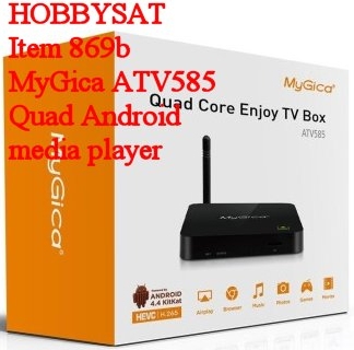 Box - MyGica ATV 585 Quad Core Android TV Box. Box - MyGica ATV 585 Quad Core Android TV Box.